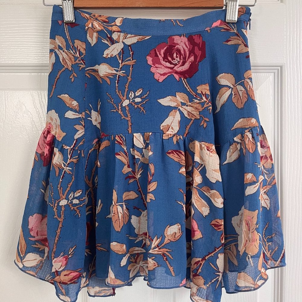Urban Outfitters floral mini skirt